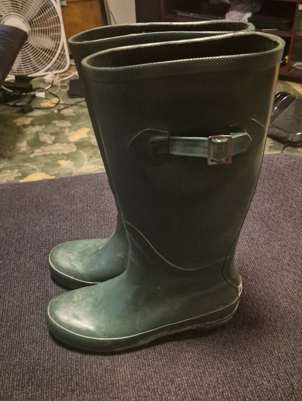 L.L. Bean Women's Tall Green Rain Boots